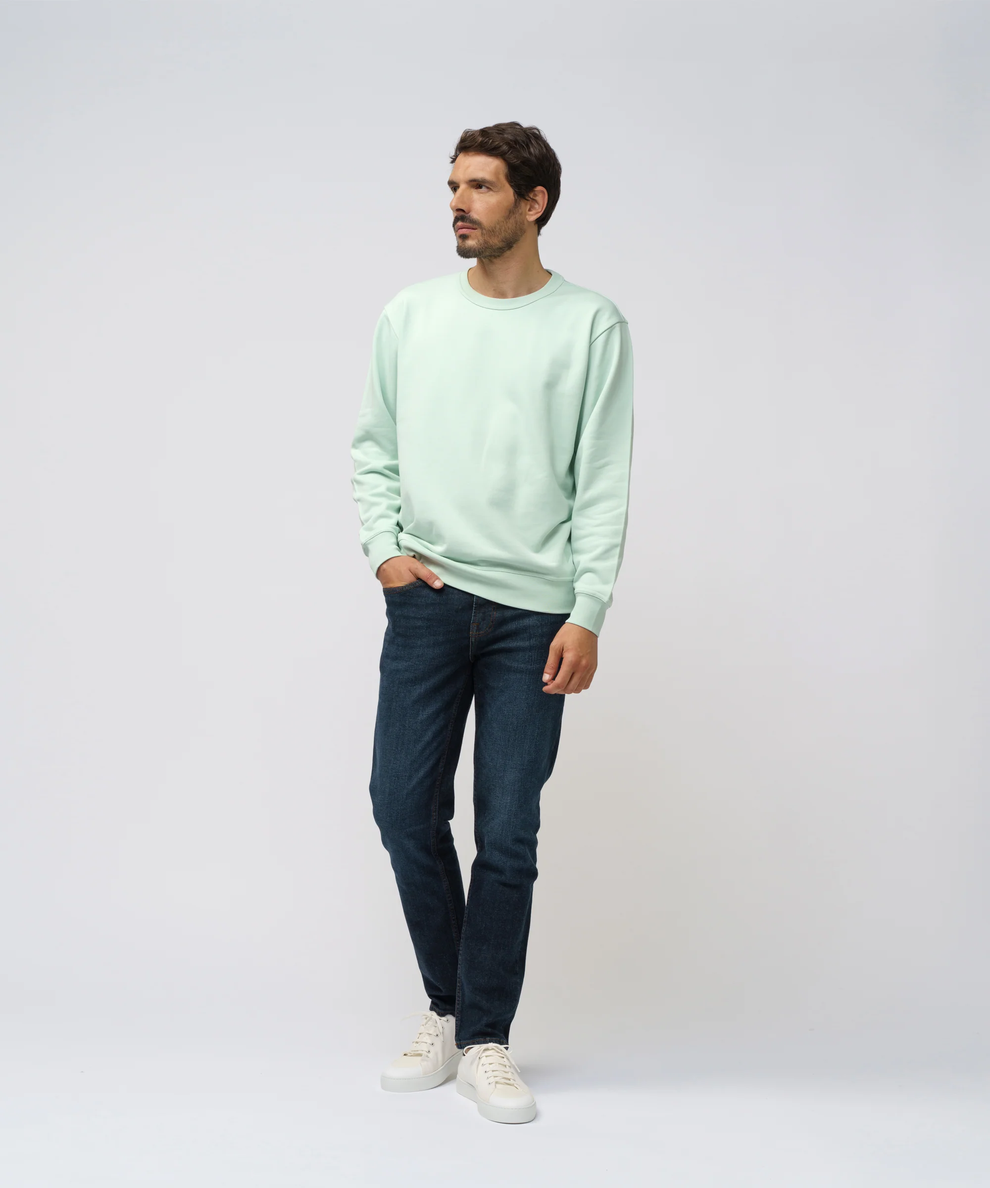 Sweatshirt 01 Aqua - Image 3