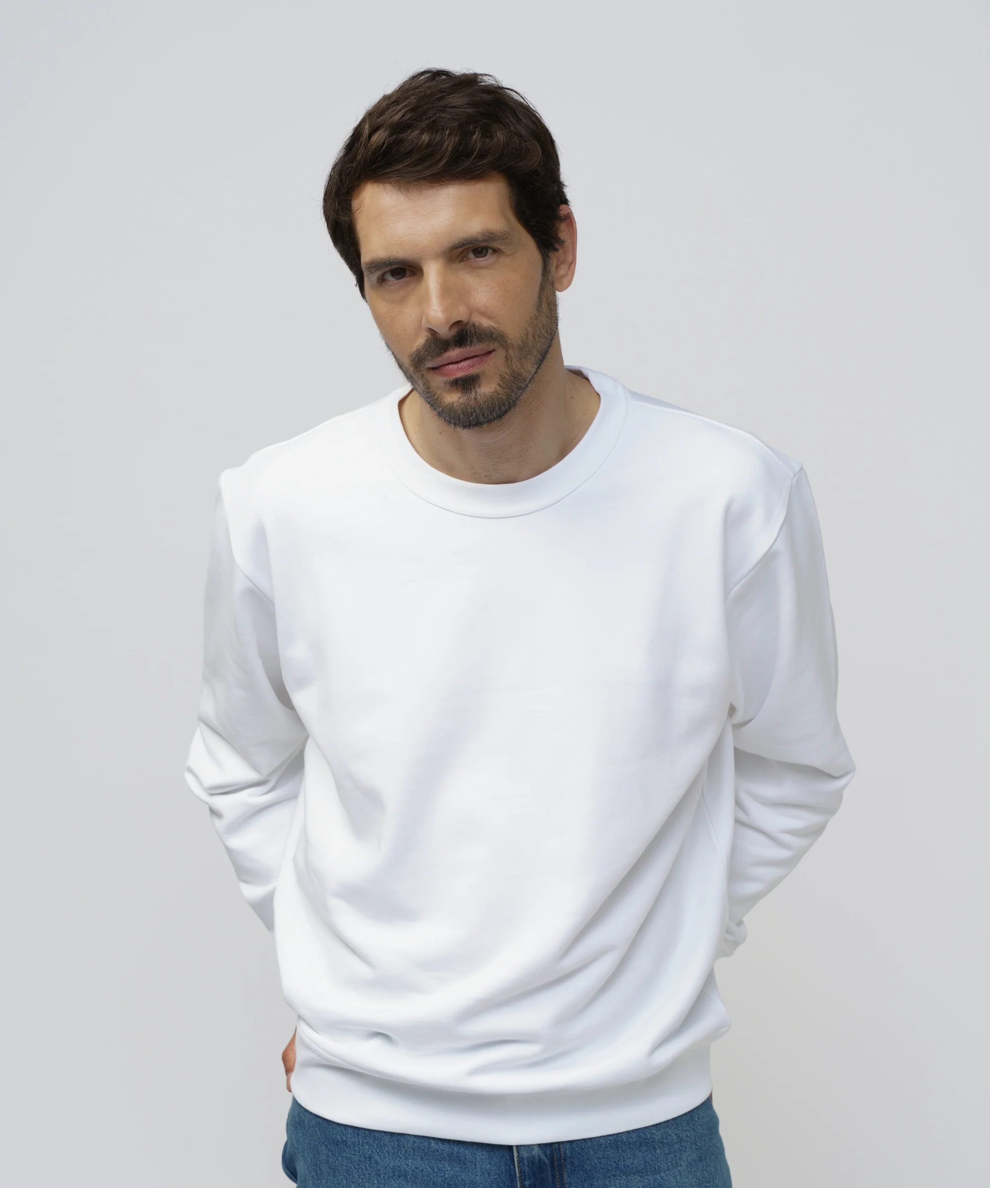 Sweatshirt 01 White - Image 3